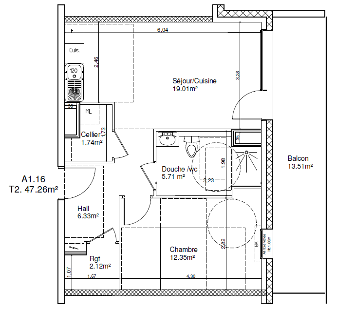 T2 Haut du Chazals Besançon