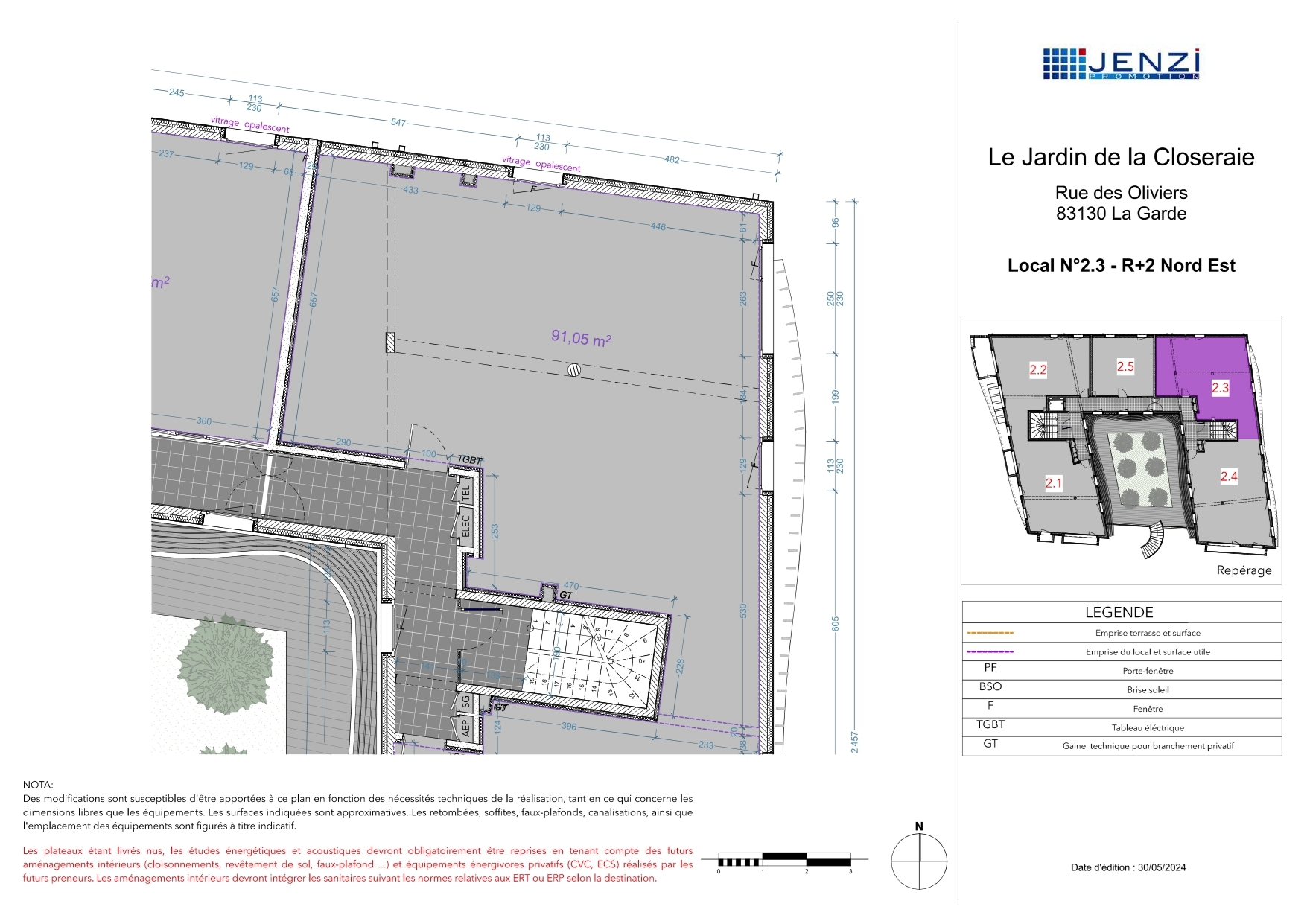 Local professionnel - LA GARDE