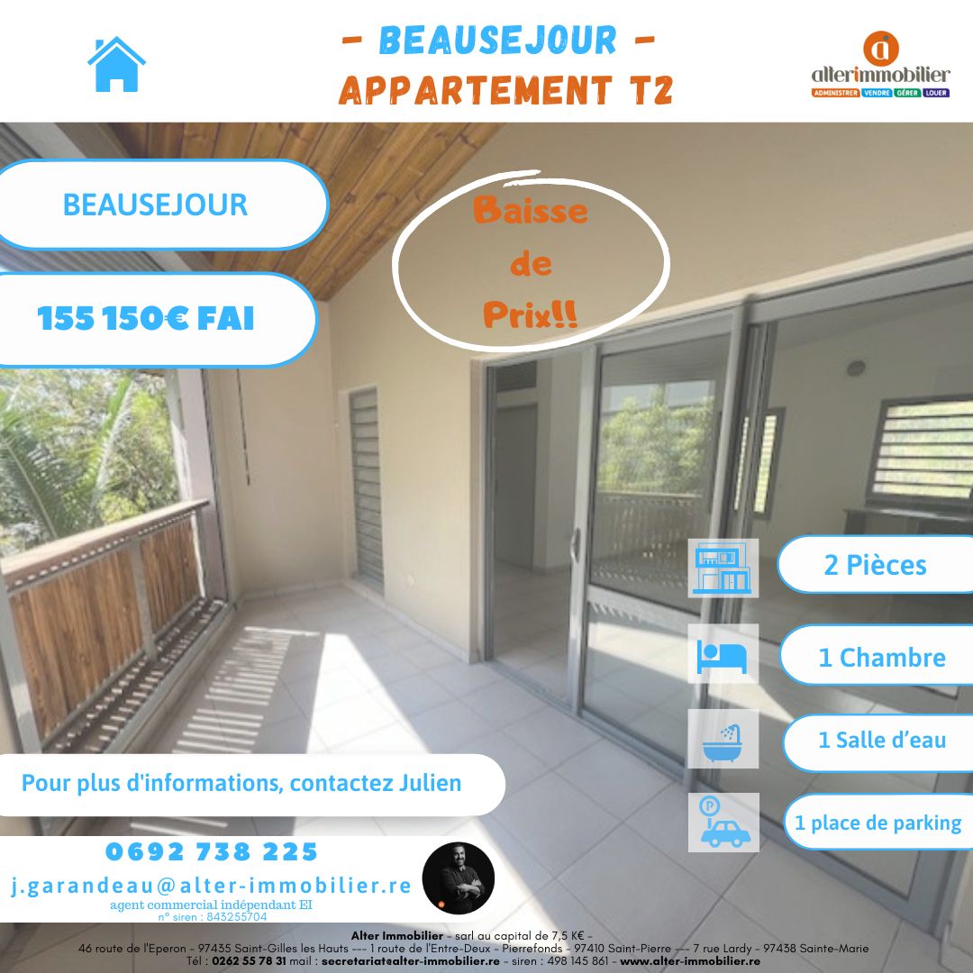 Appartement T2 Beauséjour