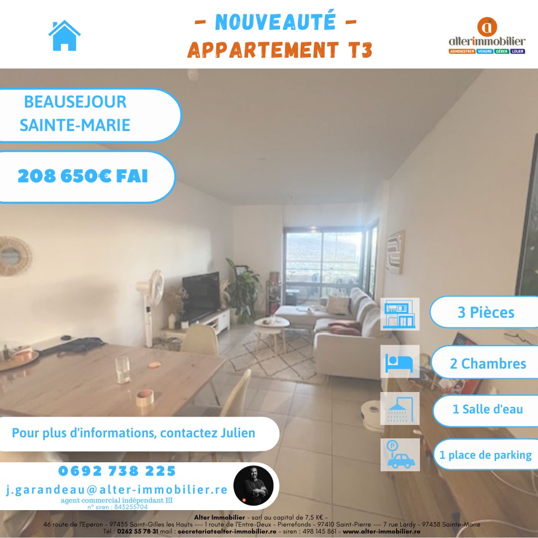 Appartement T3 Beauséjour