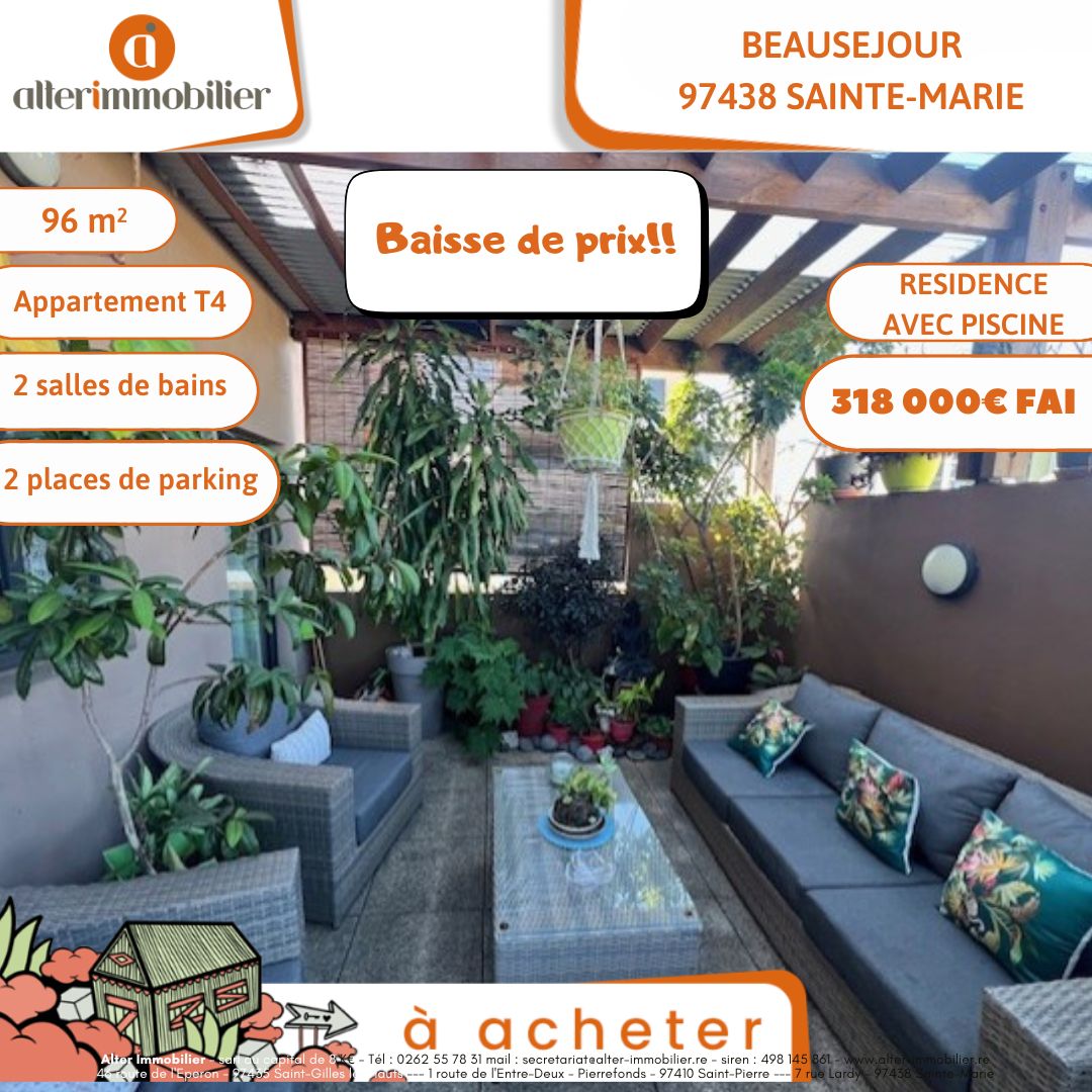 Appartement T4 BEAUSEJOUR