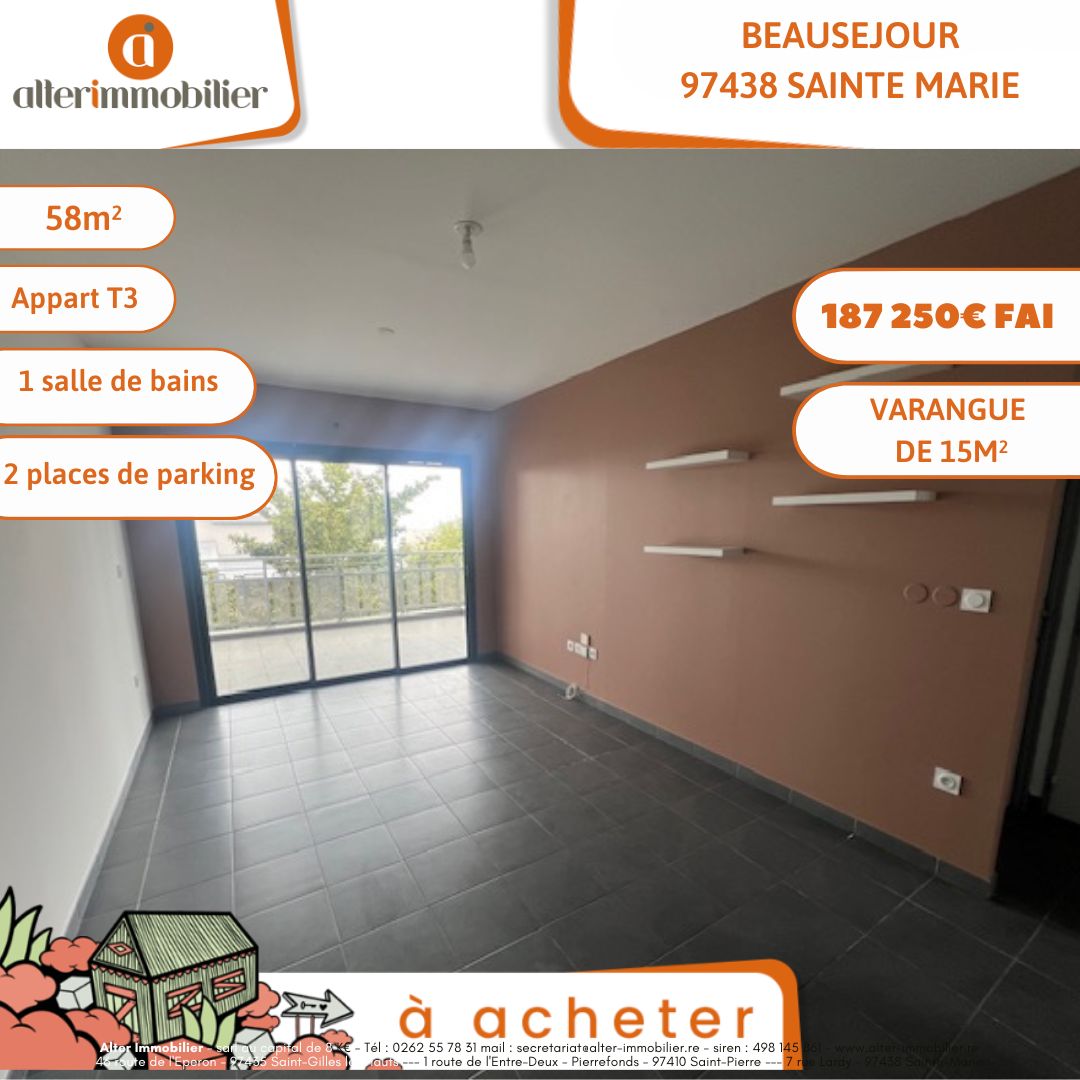 Appartement T3 Beauséjour