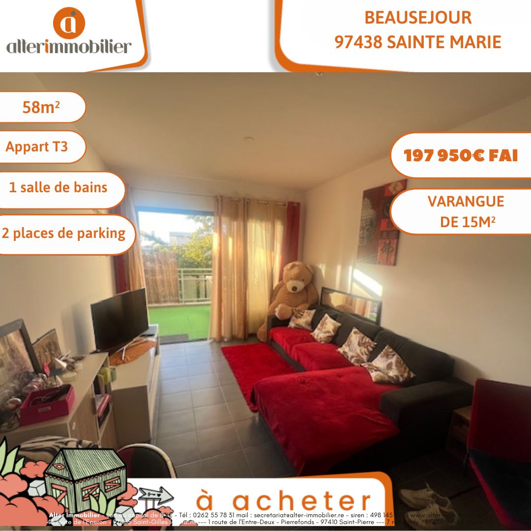 Appartement T3 Beauséjour
