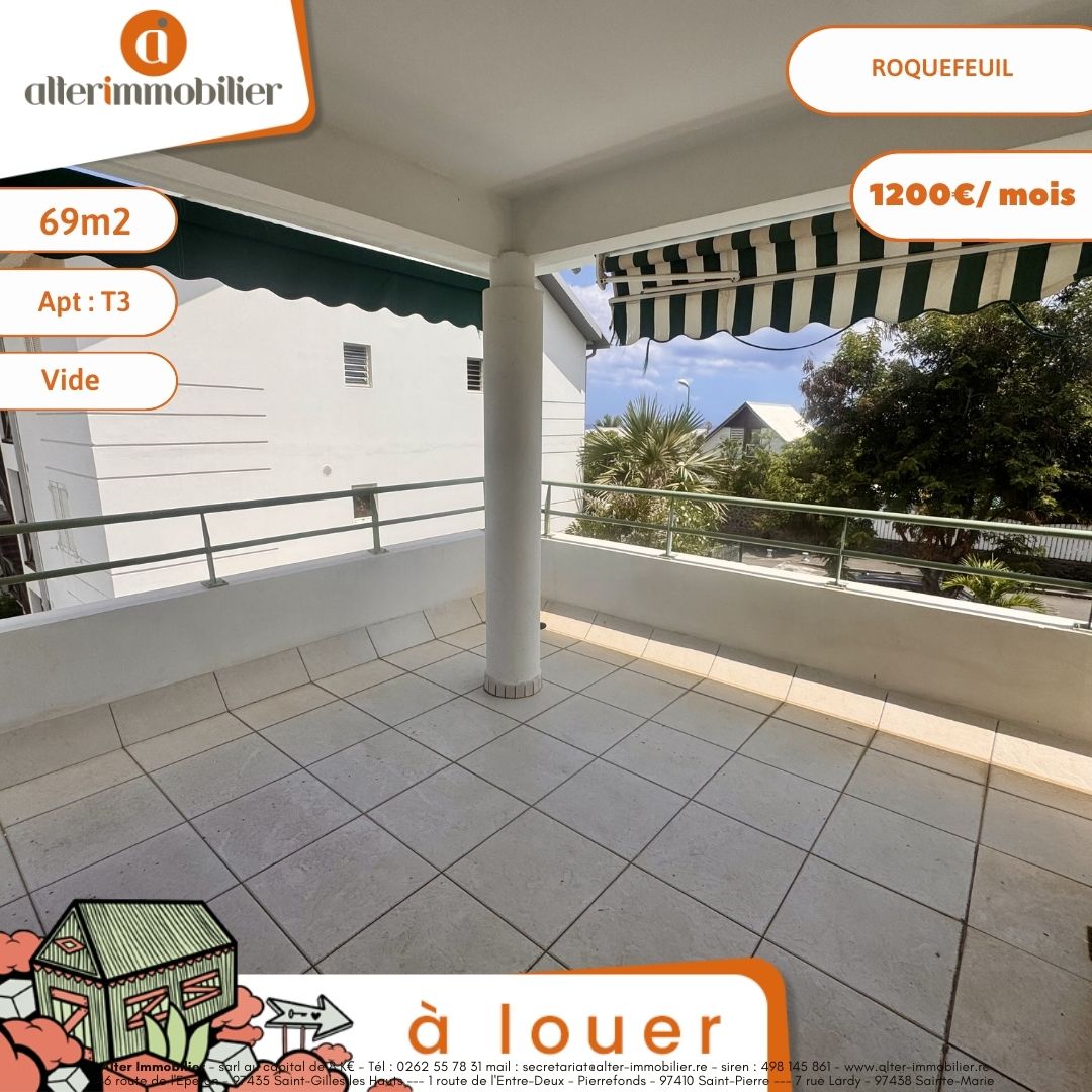 A LOUER – T3 VIDE – ROQUEFEUIL