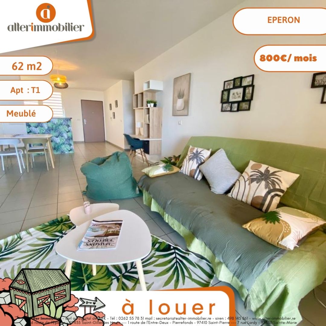 A LOUER – T1 MEUBLE – EPERON