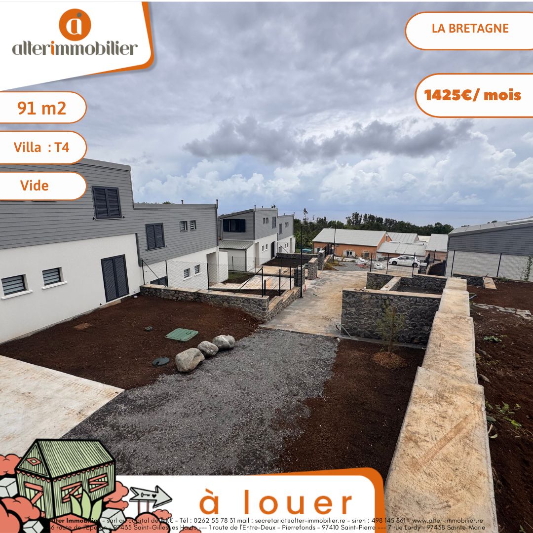 A LOUER – VILLA T4 DUPLEX – LA BRETAGNE