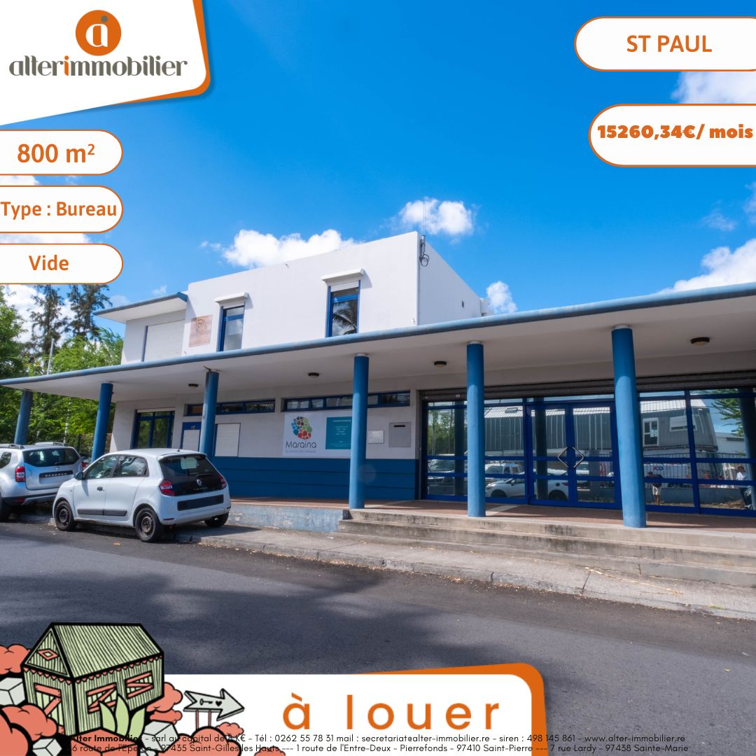 A LOUER – BUREAUX – ST PAUL