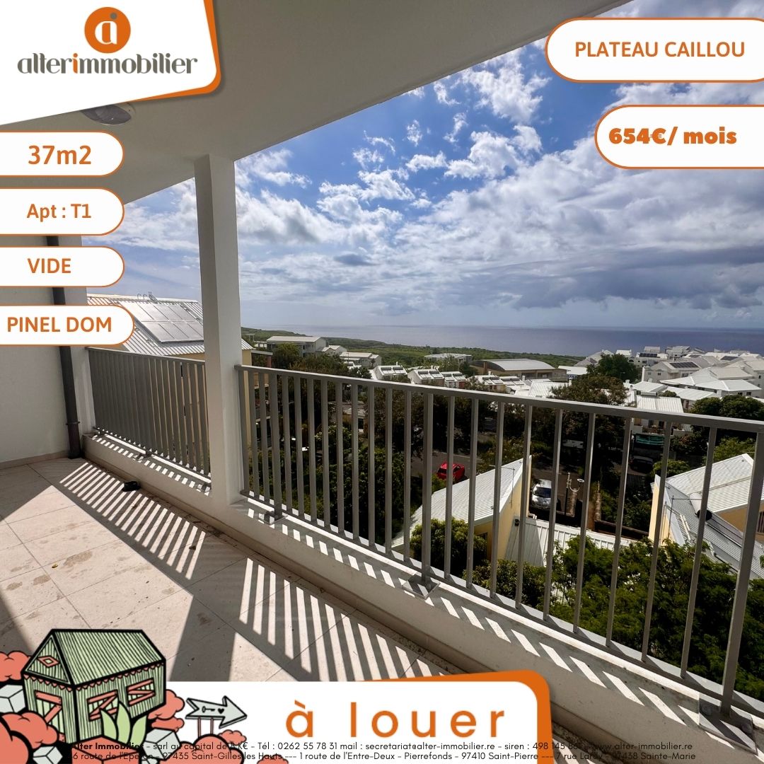 A LOUER – T1 PINEL DOM – PLATEAU CAILLOU A LOUER – T1 PINEL DOM – PLATEAU CAILLOU