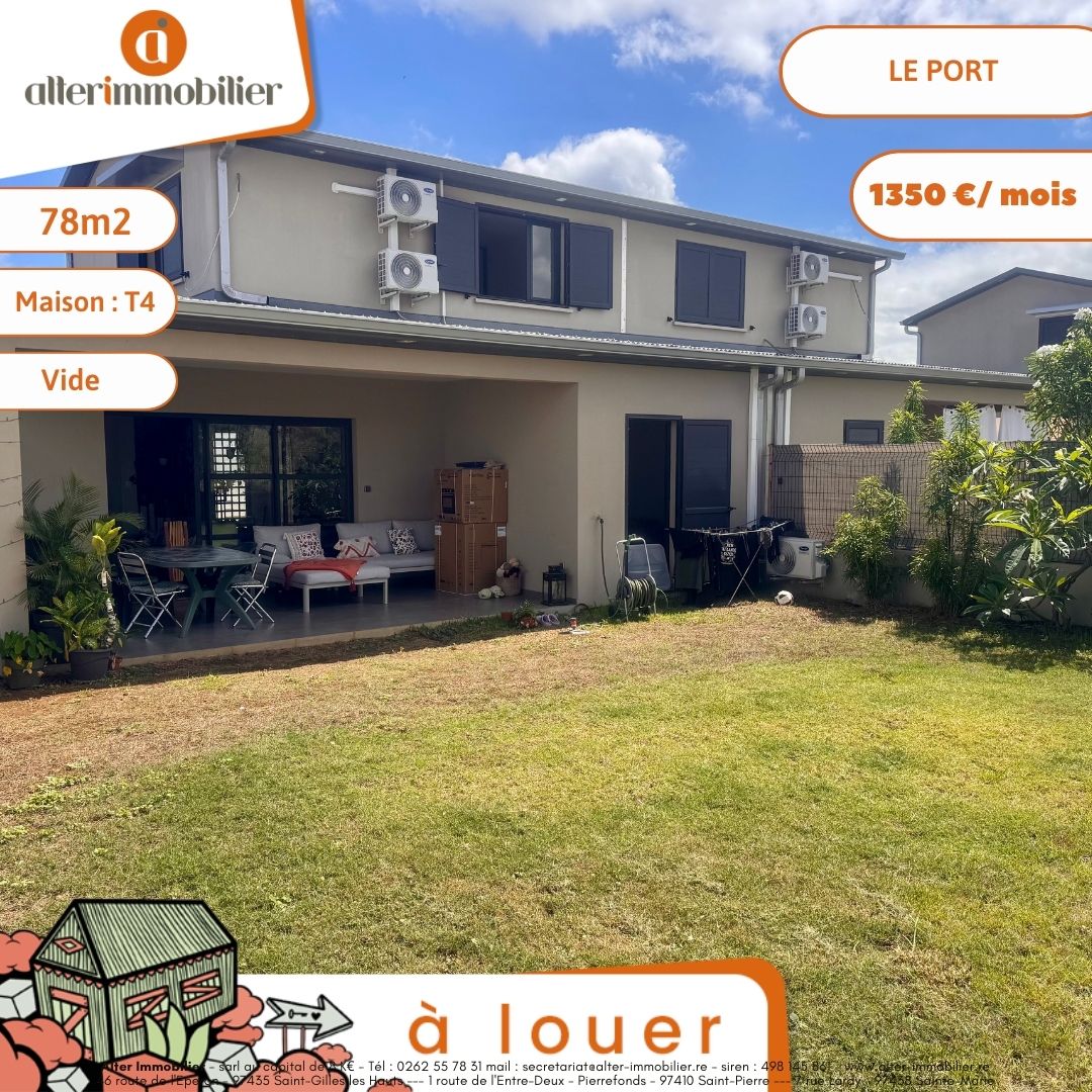A LOUER – T4 DUPLEX – LE PORT