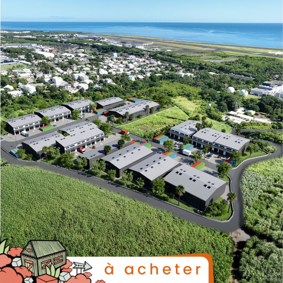 Entrepôts Sainte Marie proche aéroport et 4 voies