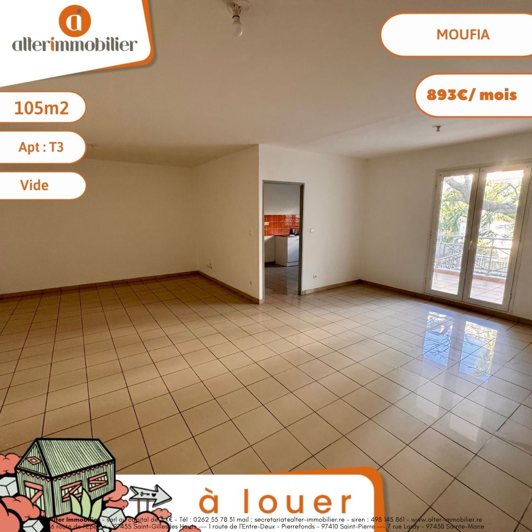 A LOUER – T3 VIDE – MOUFIA