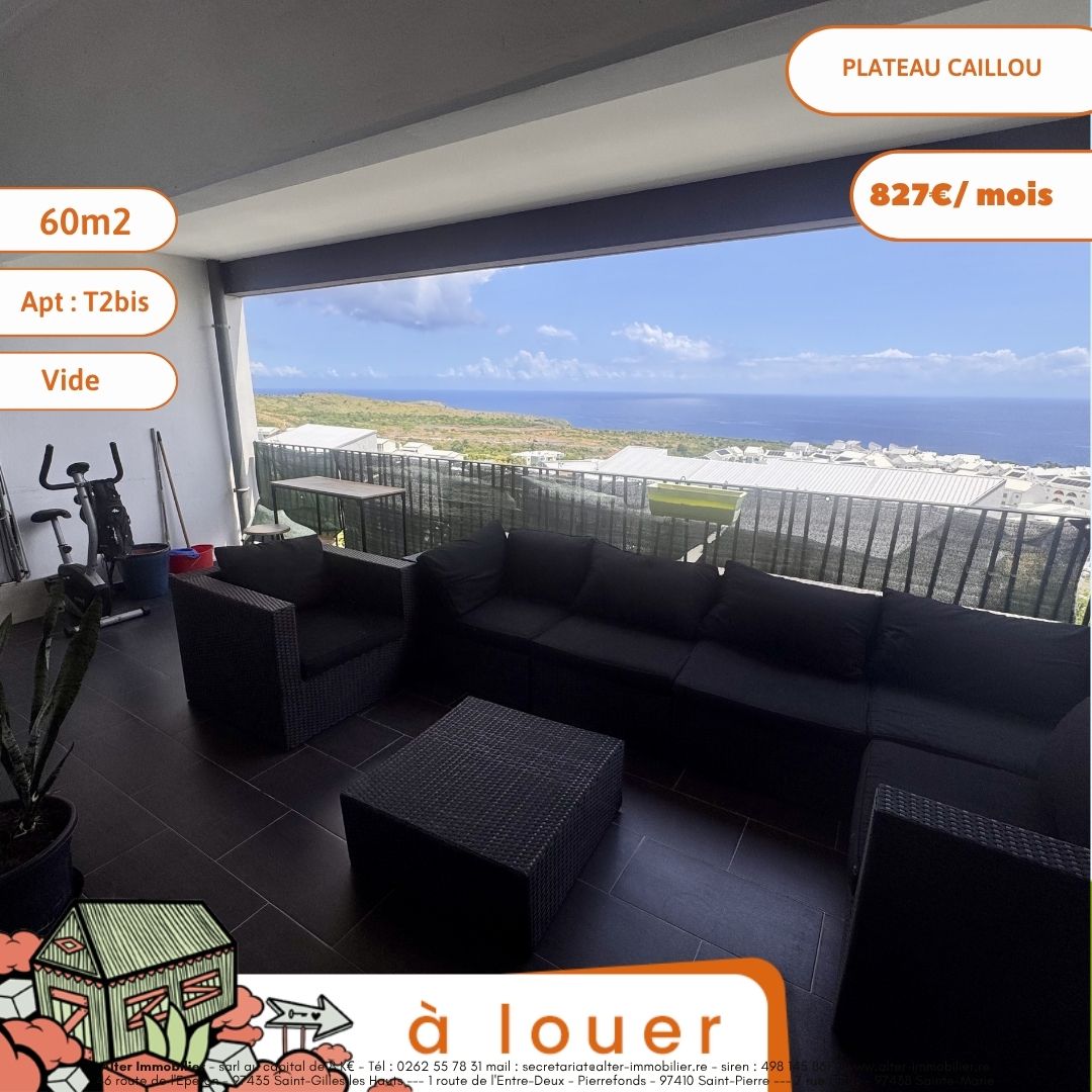 A LOUER – T2 BIS VIDE – PLATEAU CAILLOU