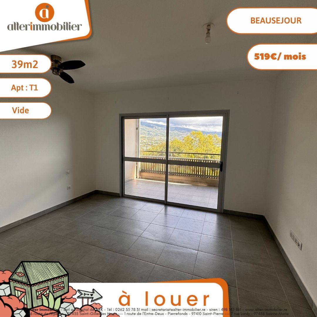 A LOUER – T1 BEAUSEJOUR – Vide